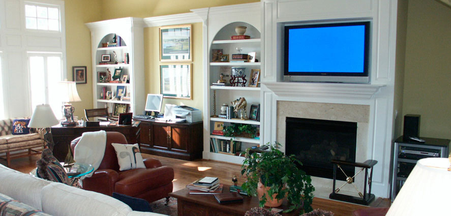 LCD TV Installation Above Fireplace